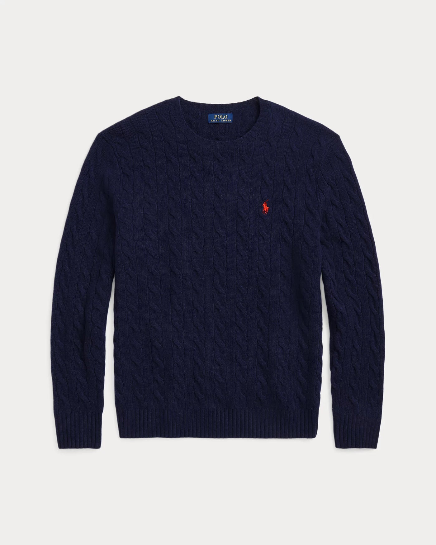 Ralph Lauren Cable-Knit Wool-Cashmere Jumper | Hunter Navy