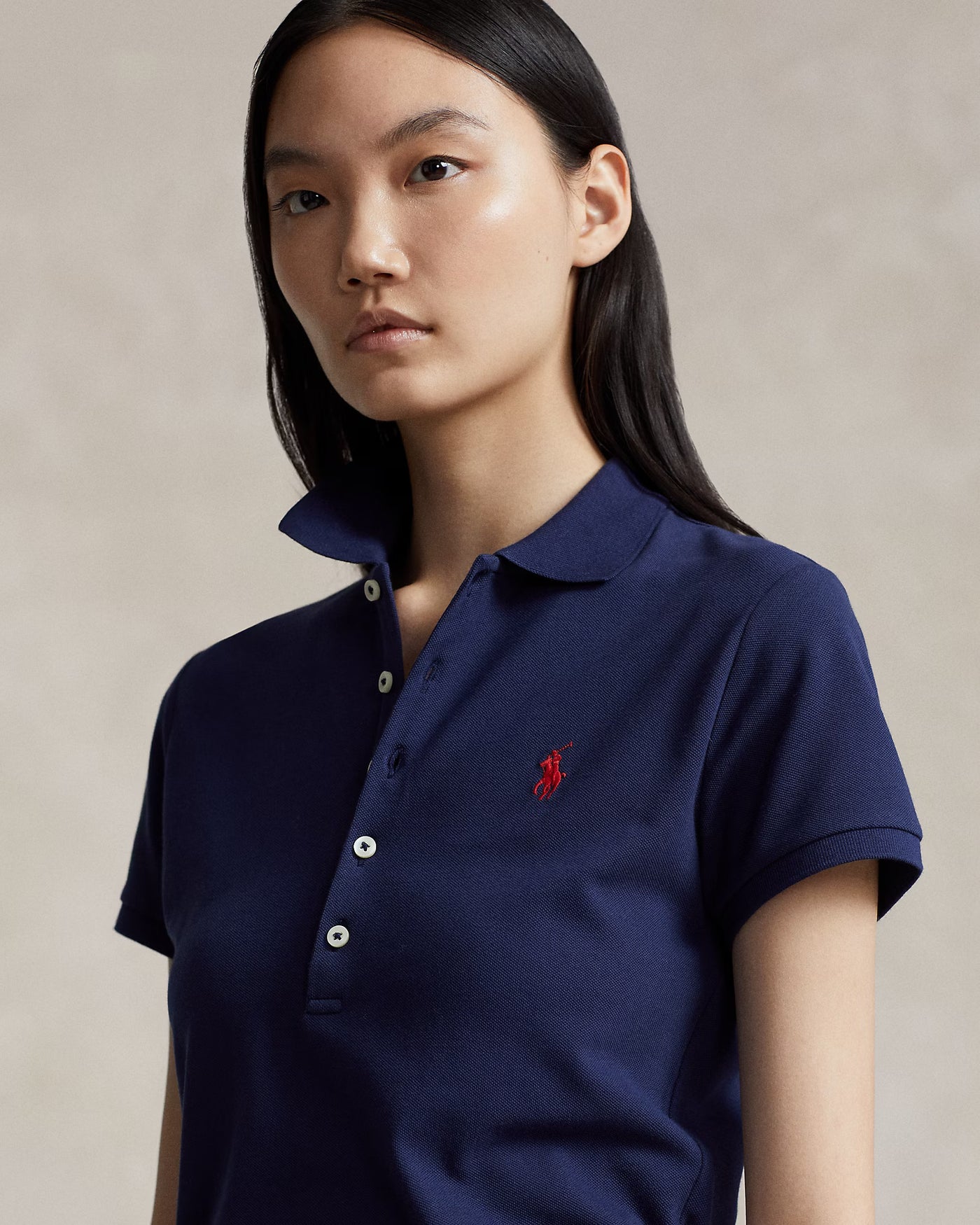 Ralph Lauren Slim Fit Stretch Polo Shirt | Newport Navy