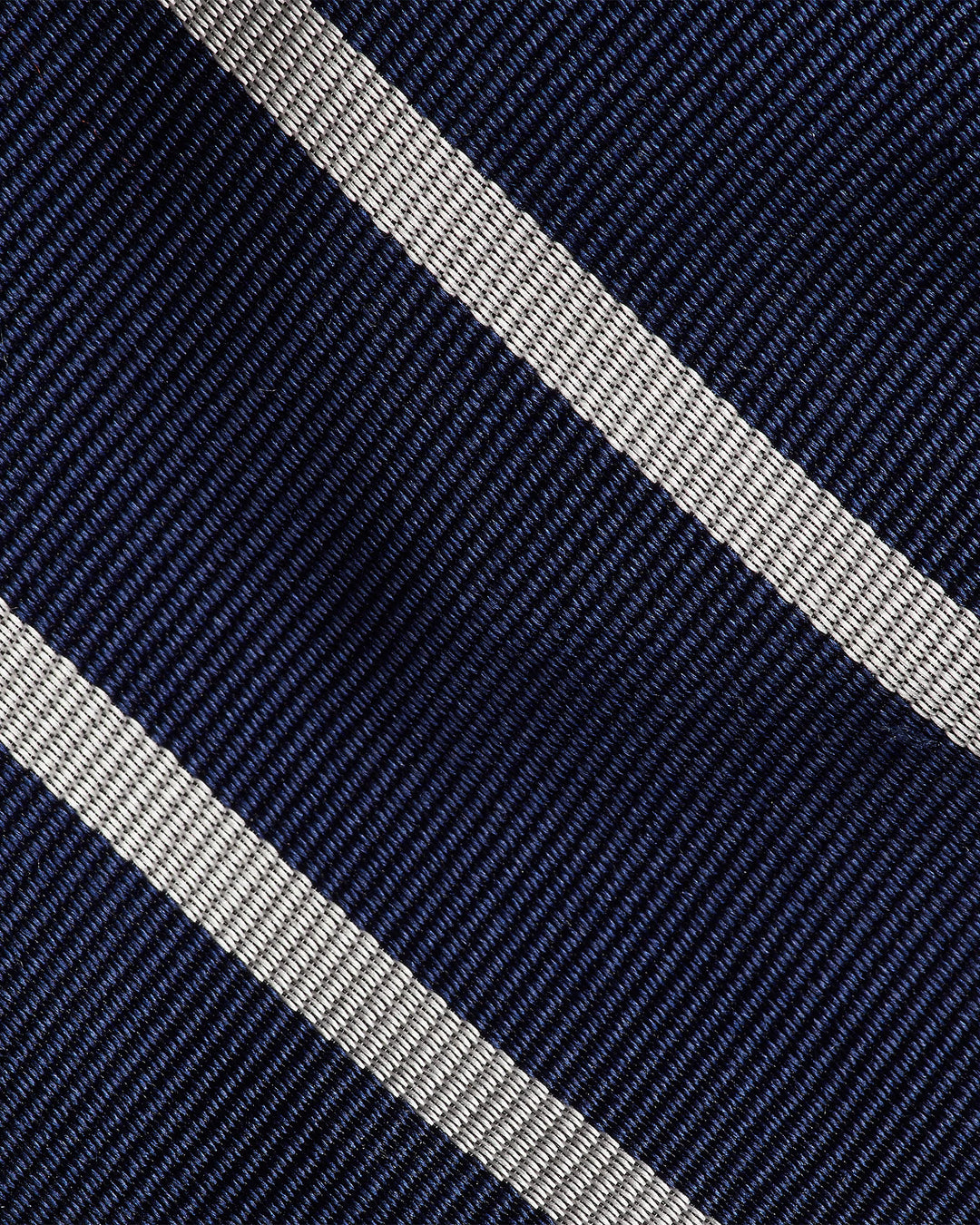 Ralph Lauren Striped Silk Repp Tie | Navy/White