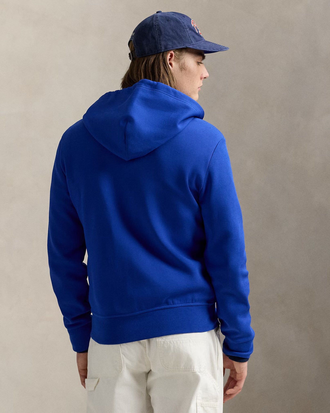 Ralph Lauren Double-Knit Full-Zip Hoodie | Sapphire Star