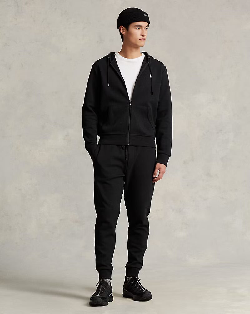 Ralph Lauren Double-Knit Jogging Bottom | Black