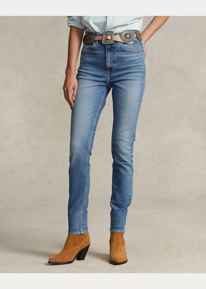 Ralph Lauren Tompkins High-Rise Skinny Jean | Antares Wash
