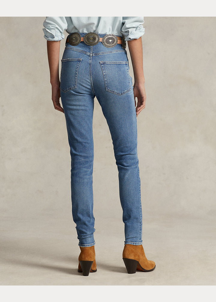 Ralph Lauren Tompkins High-Rise Skinny Jean | Antares Wash