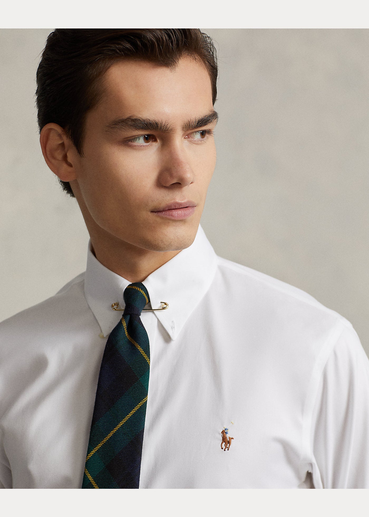 Ralph Lauren Custom Fit Oxford Shirt | White