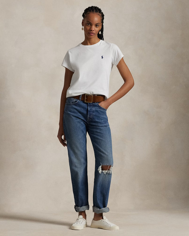 Ralph Lauren Cotton Jersey Crewneck T-Shirt | White