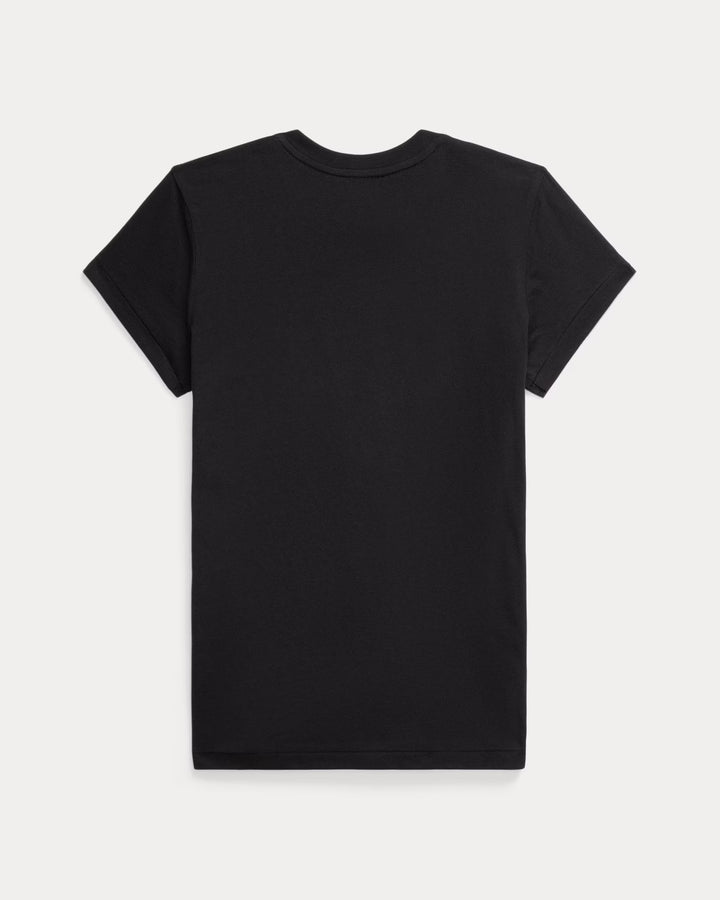 Ralph Lauren Cotton Jersey Crewneck T-Shirt | Black