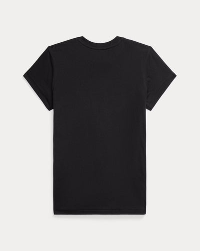 Ralph Lauren Cotton Jersey Crewneck T-Shirt | Black