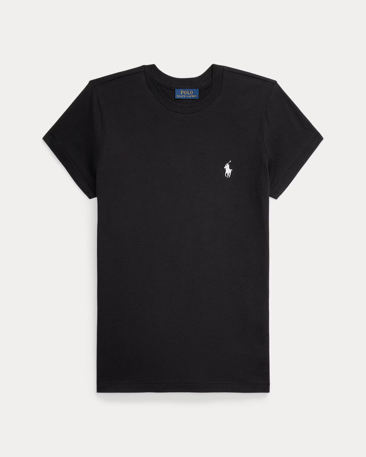 Ralph Lauren Cotton Jersey Crewneck T-Shirt | Black