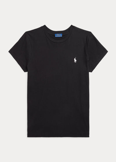 Ralph Lauren Cotton Jersey Crewneck T-Shirt | Black