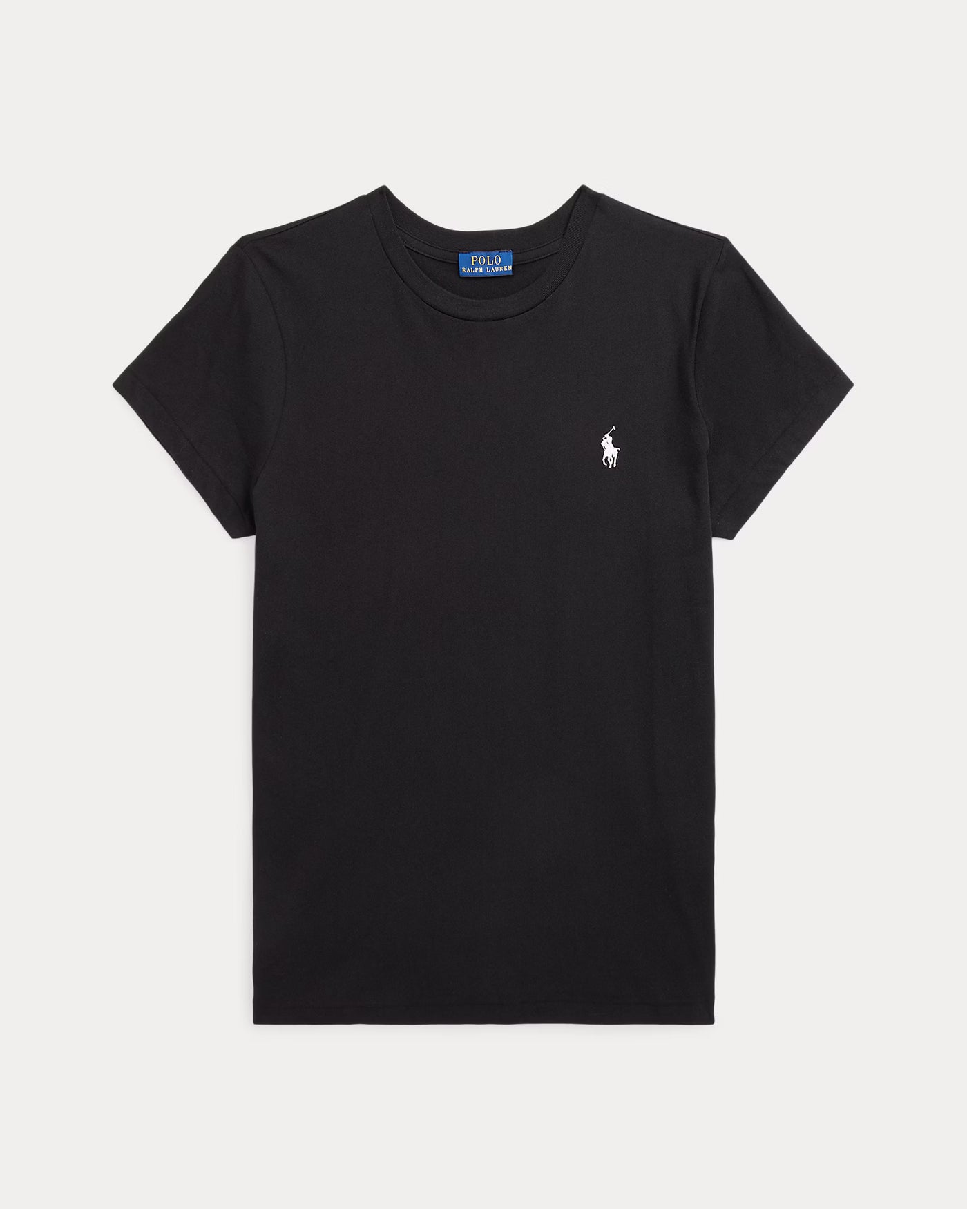 Ralph Lauren Cotton Jersey Crewneck T-Shirt | Black