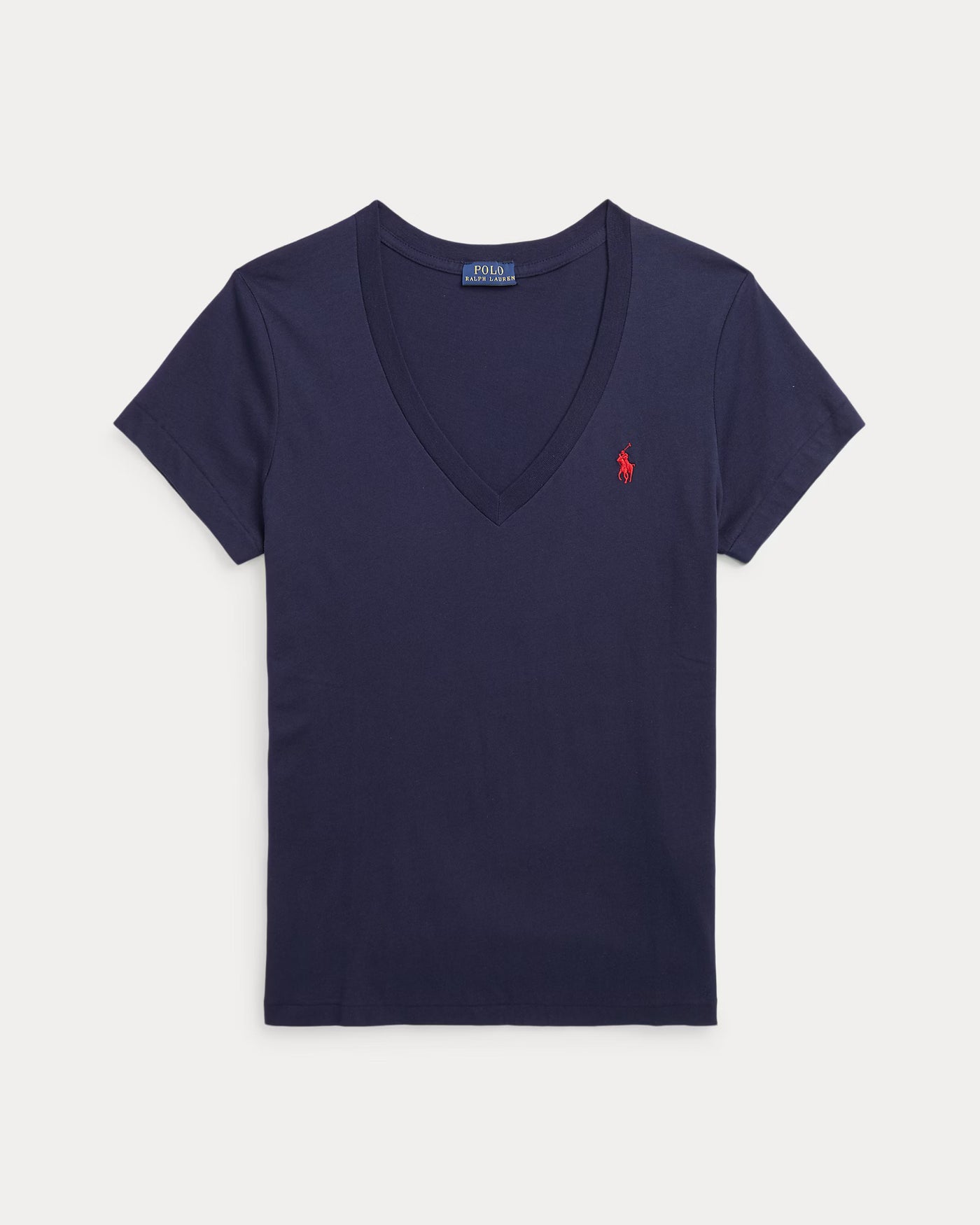 Ralph Lauren Cotton Jersey V-Neck T-Shirt | Cruise Navy