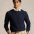 Ralph Lauren Textured Cotton Crewneck Jumper | Navy