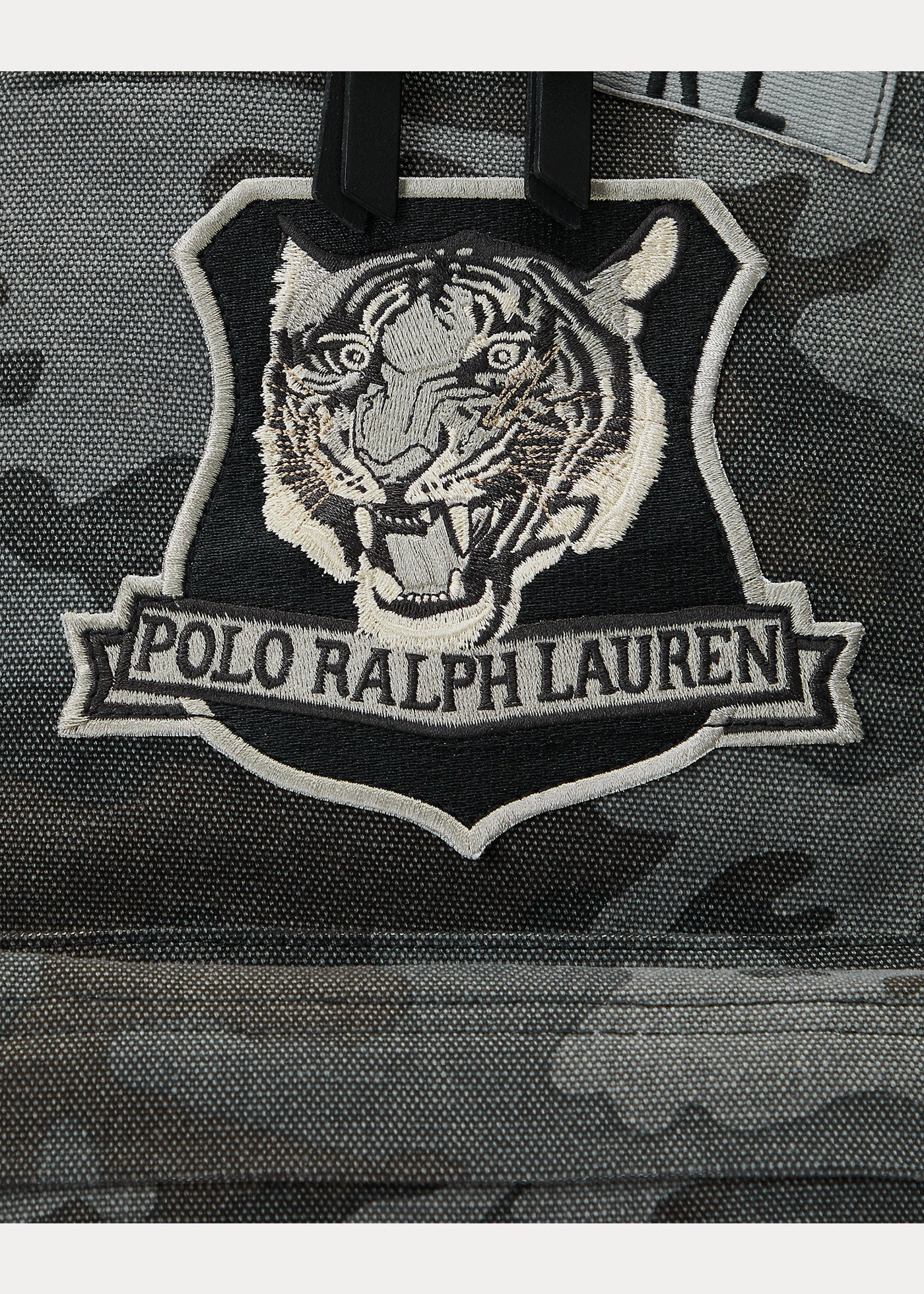 Ralph Lauren Canvas Tiger Camo Backpack | Greyscale