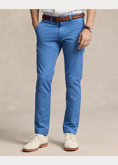 Ralph Lauren Stretch Slim Fit Chino Trouser | Nimes Blue