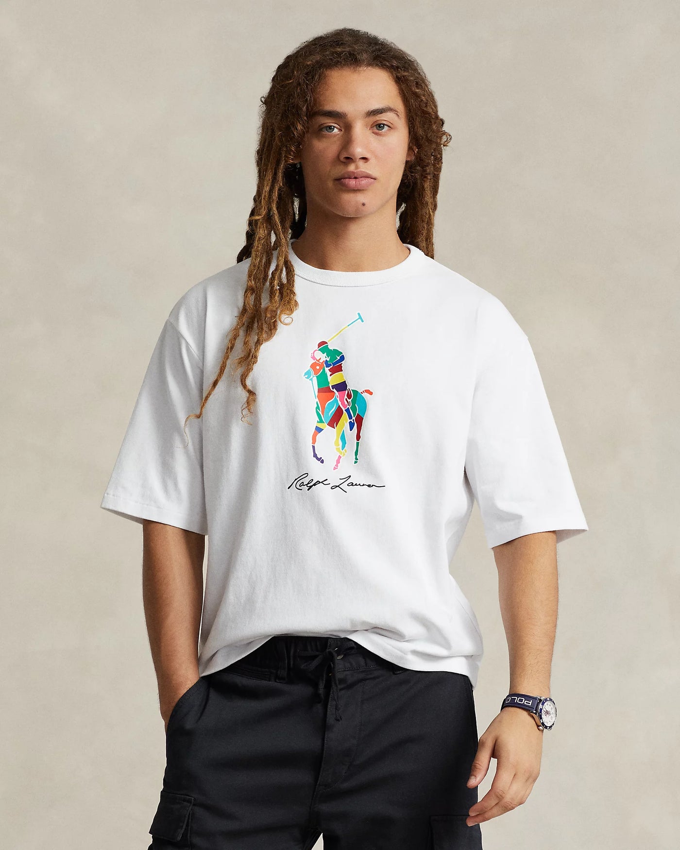 Ralph Lauren Relaxed Fit Big Pony Jersey T-Shirt | White