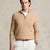 Ralph Lauren Mesh-Knit Cotton Quarter-Zip Jumper | Camel
