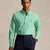 Ralph Lauren Custom Fit Gingham Stretch Poplin Shirt | Pine/White