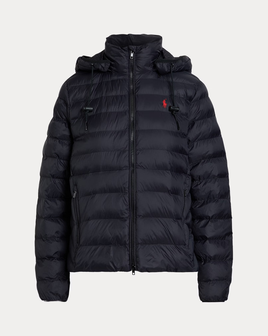 Ralph Lauren Water-Resistant Packable Hooded Jacket | Black