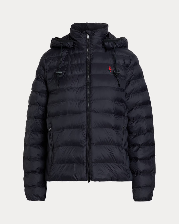 Ralph Lauren Water-Resistant Packable Hooded Jacket | Black