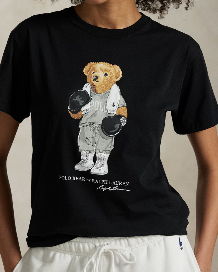 Ralph Lauren Polo Bear Cotton Jersey T-Shirt | Black