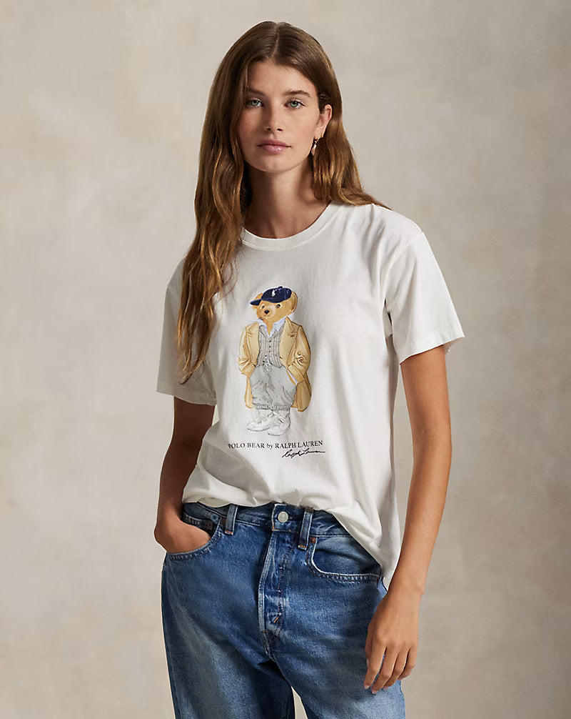 Ralph Lauren Polo Bear Cotton Jersey T-Shirt | Nevis