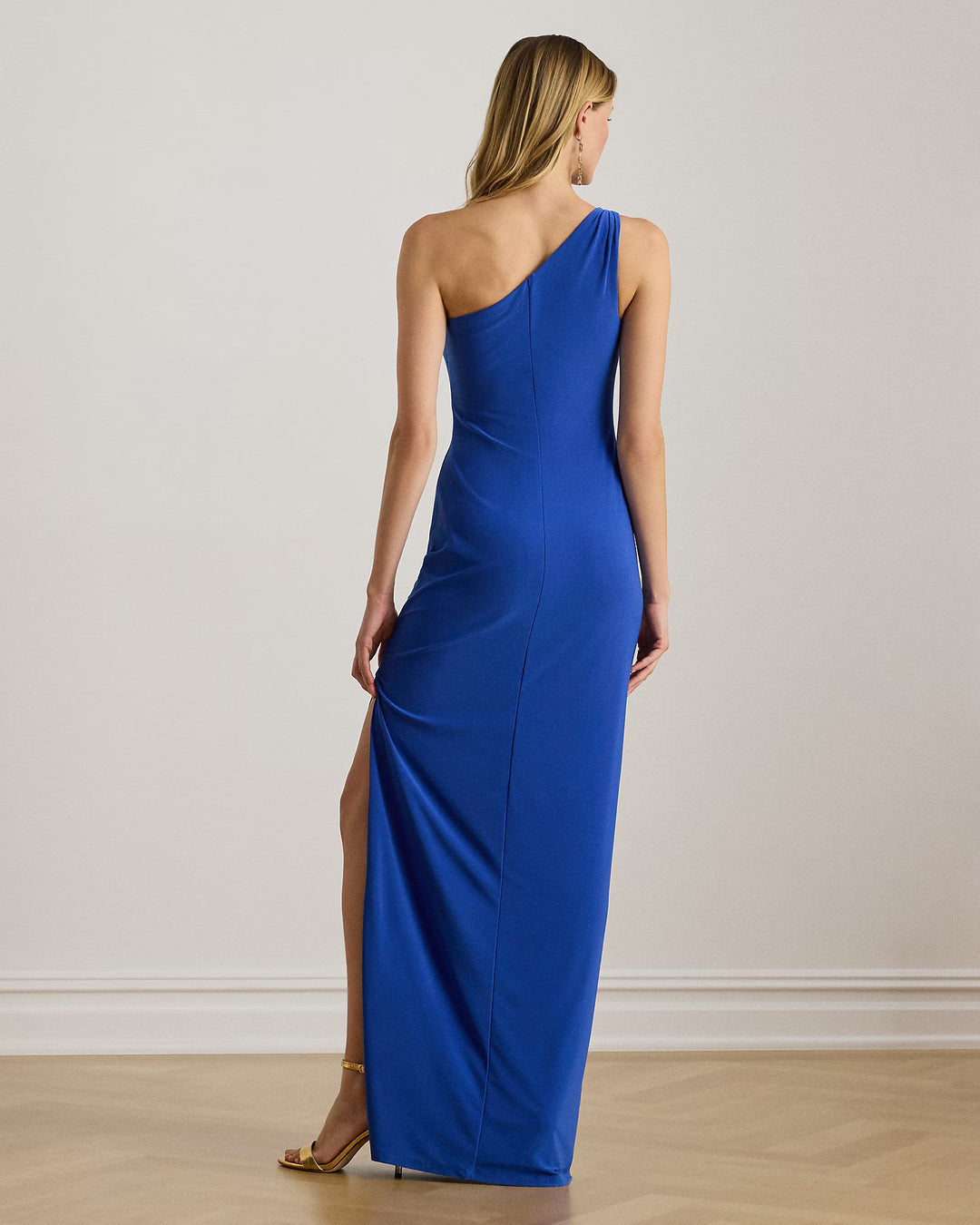 Lauren Ralph Lauren Jersey One-Shoulder Gown | Cruise Royal