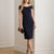 Lauren Ralph Lauren Twist-Front Crepe Cocktail Dress | Lighthouse Navy