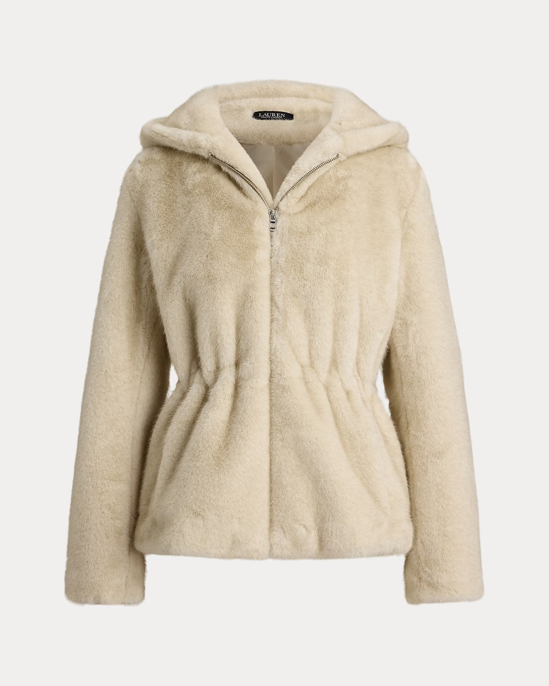Lauren Ralph Lauren Hooded Faux-Fur Anorak | Cream