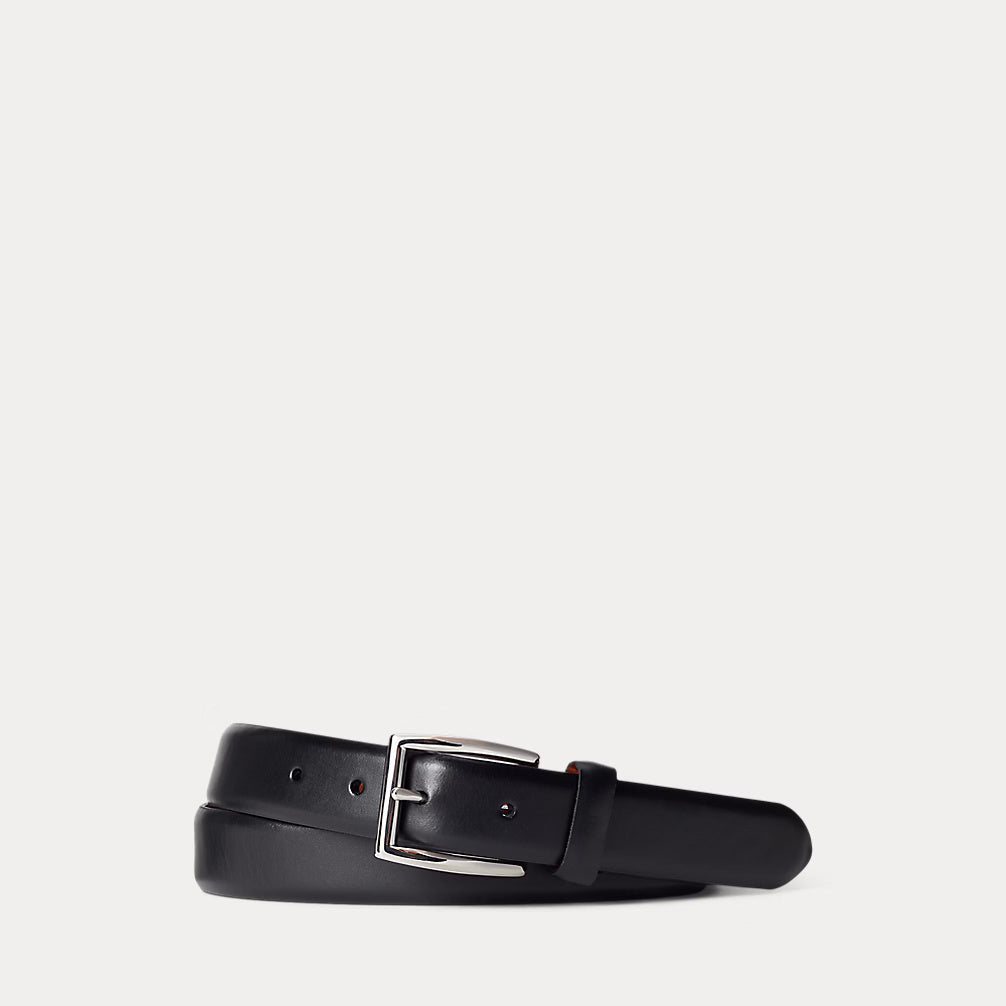Ralph Lauren Leather Dress Belt | Black
