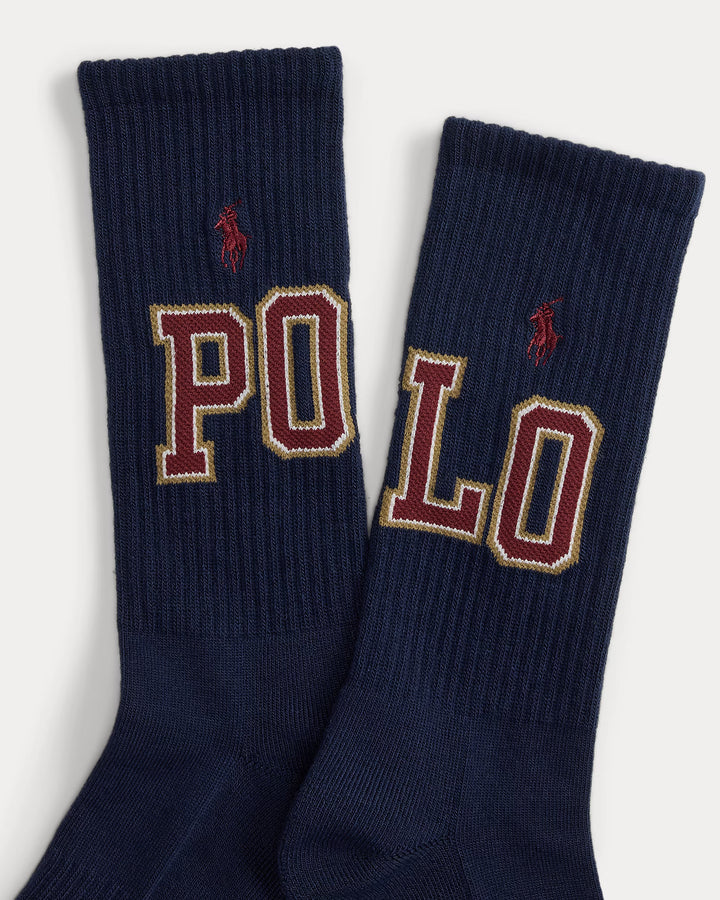 Ralph Lauren Logo Crew Sock 6-Pack | Multicolor
