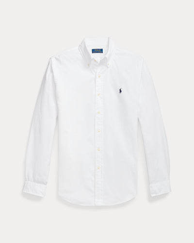 Ralph Lauren Custom Fit Corduroy Shirt | White