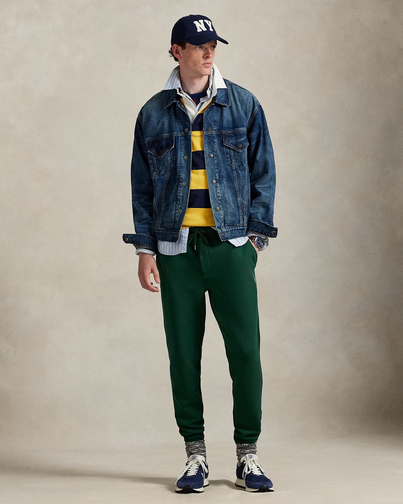 Ralph Lauren Double-Knit Jogging Bottom | Vintage Pine