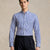 Ralph Lauren Custom Fit Stretch Poplin Shirt | Blue Bengal