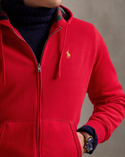 Ralph Lauren The RL Fleece Full-Zip Hoodie | Red