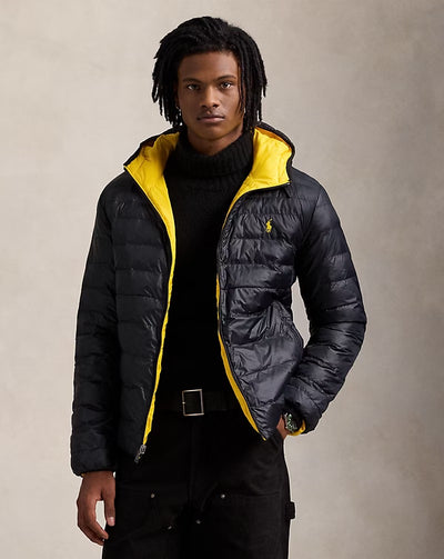 Ralph Lauren The Colden Reversible Jacket | Black/Yellow