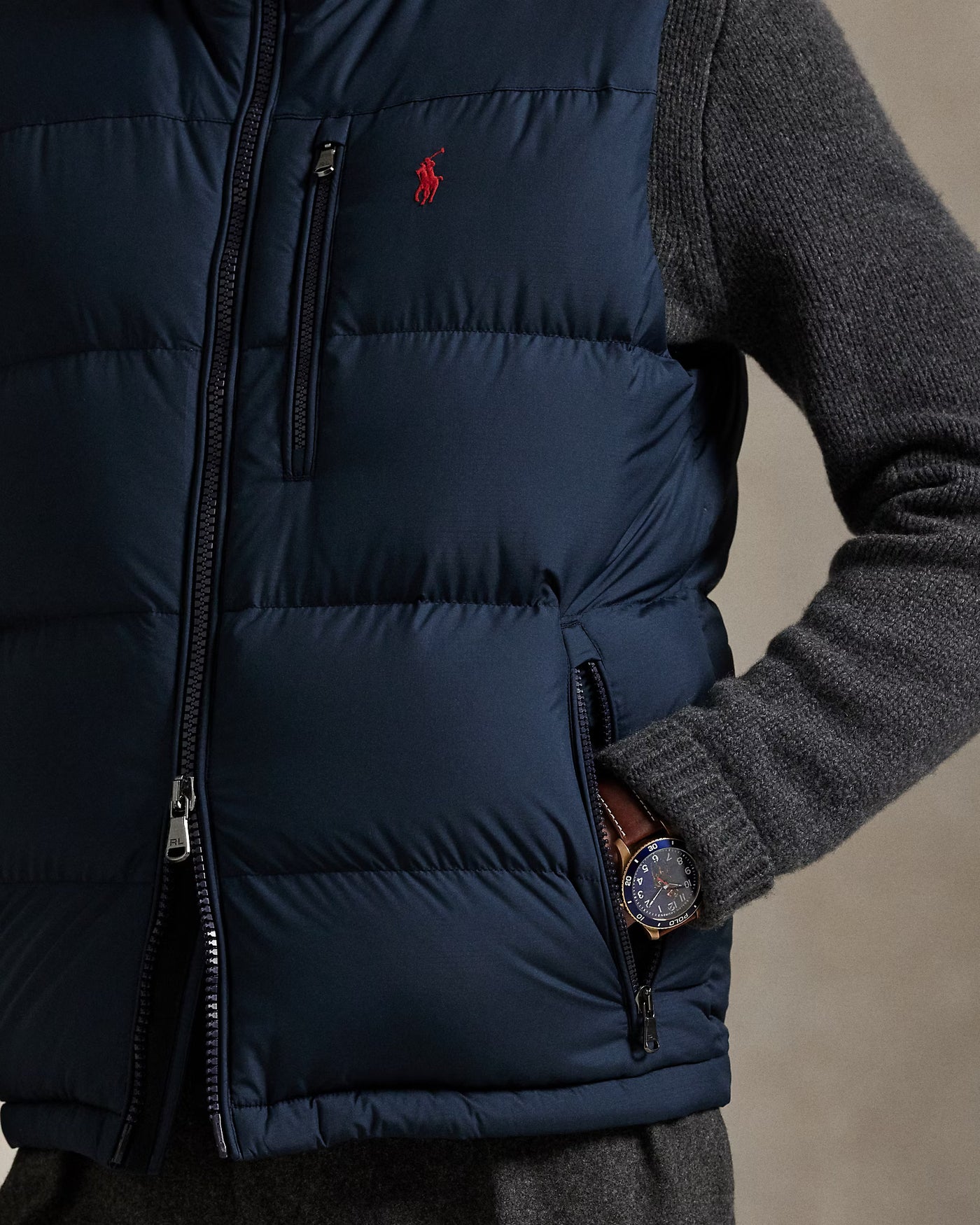 Ralph Lauren The Gorham Down Gilet | Navy