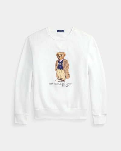 Ralph Lauren Polo Bear Fleece Pullover | White
