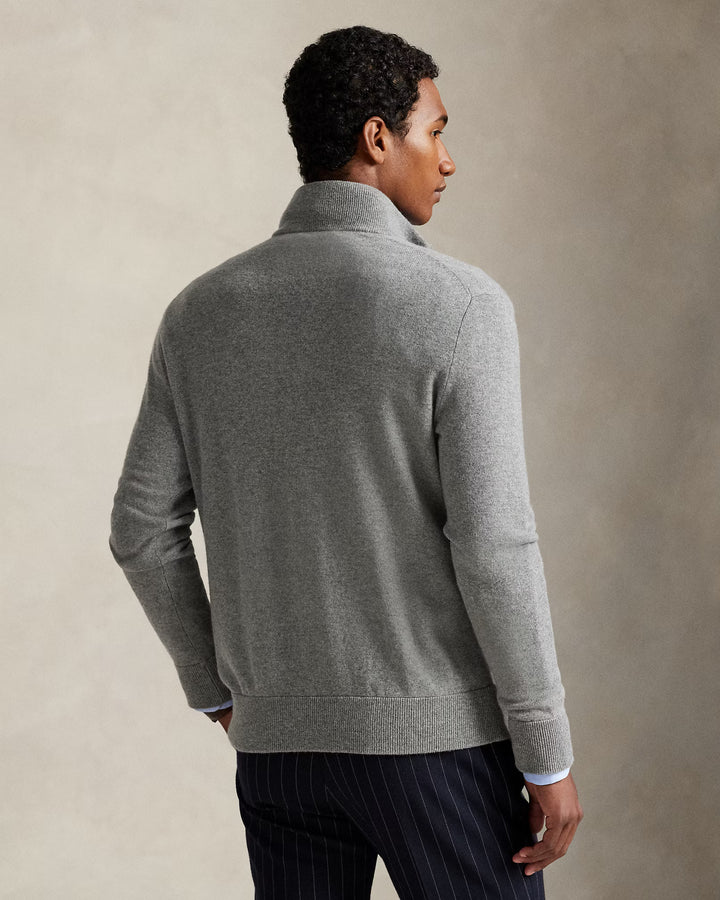 Ralph Lauren Wool Full-Zip Jumper | Grey