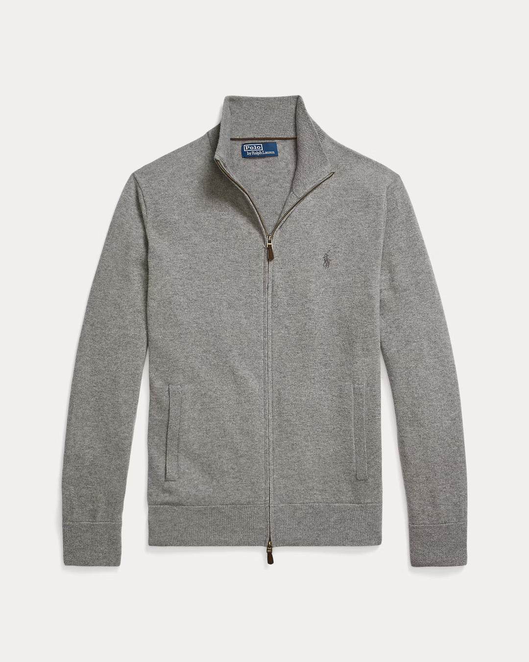 Ralph Lauren Wool Full-Zip Jumper | Grey
