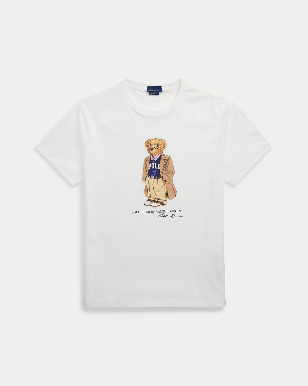 Ralph Lauren Custom Slim Fit Polo Bear Jersey T-Shirt | White