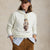 Ralph Lauren Polo Bear Fleece Hoodie | Deckwash White