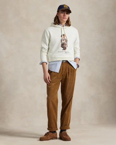 Ralph Lauren Polo Bear Fleece Hoodie | Deckwash White
