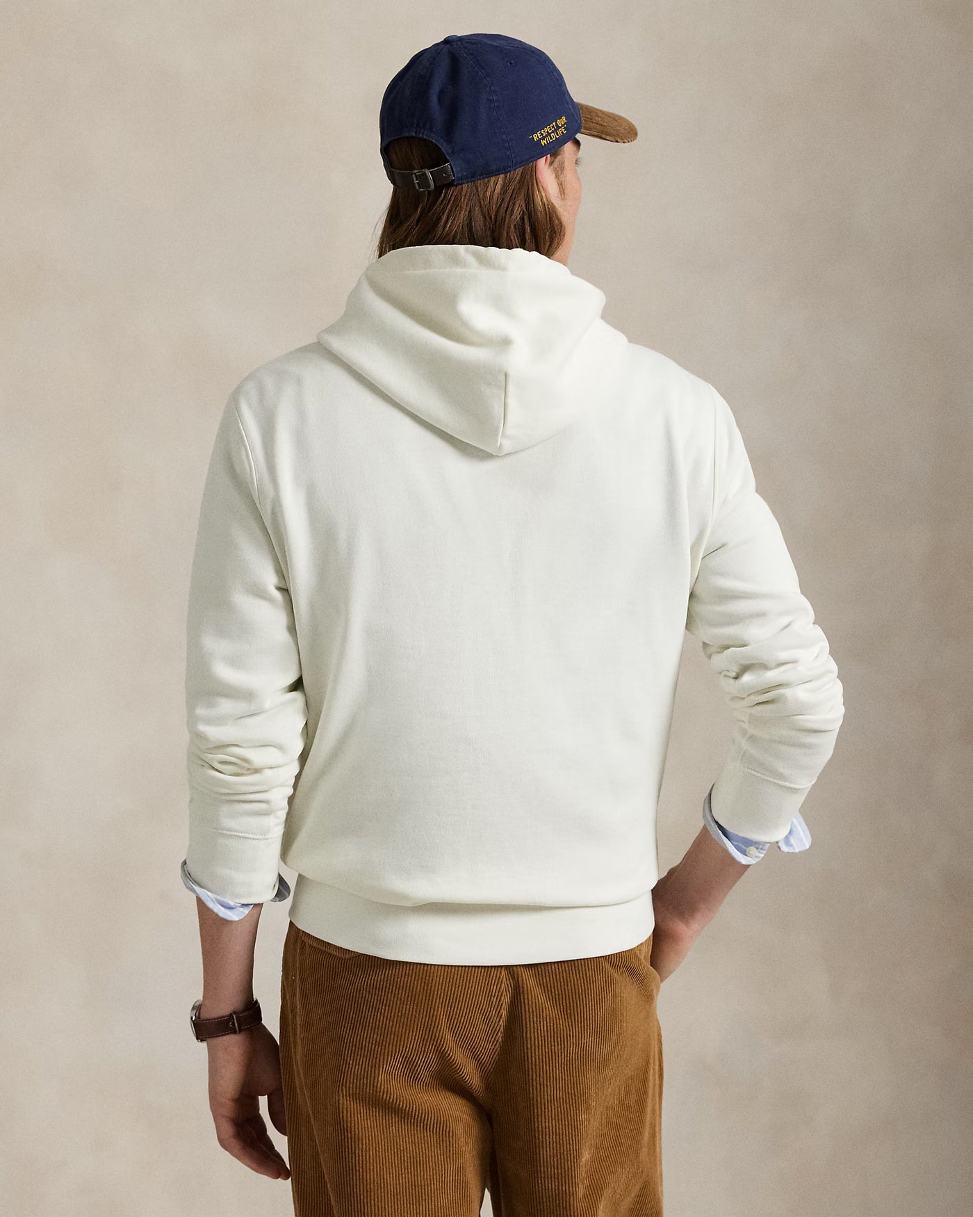 Ralph Lauren Polo Bear Fleece Hoodie | Deckwash White