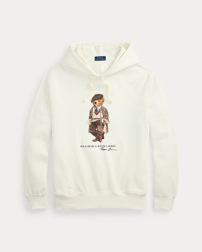 Ralph Lauren Polo Bear Fleece Hoodie | Deckwash White