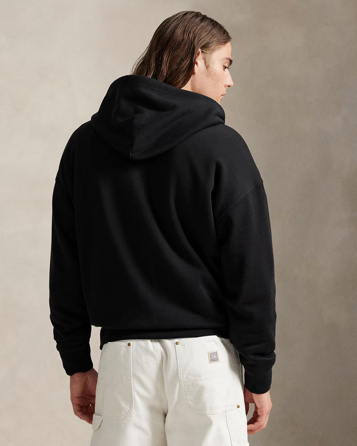 Ralph Lauren Relaxed Fit Polo Hoodie | Black