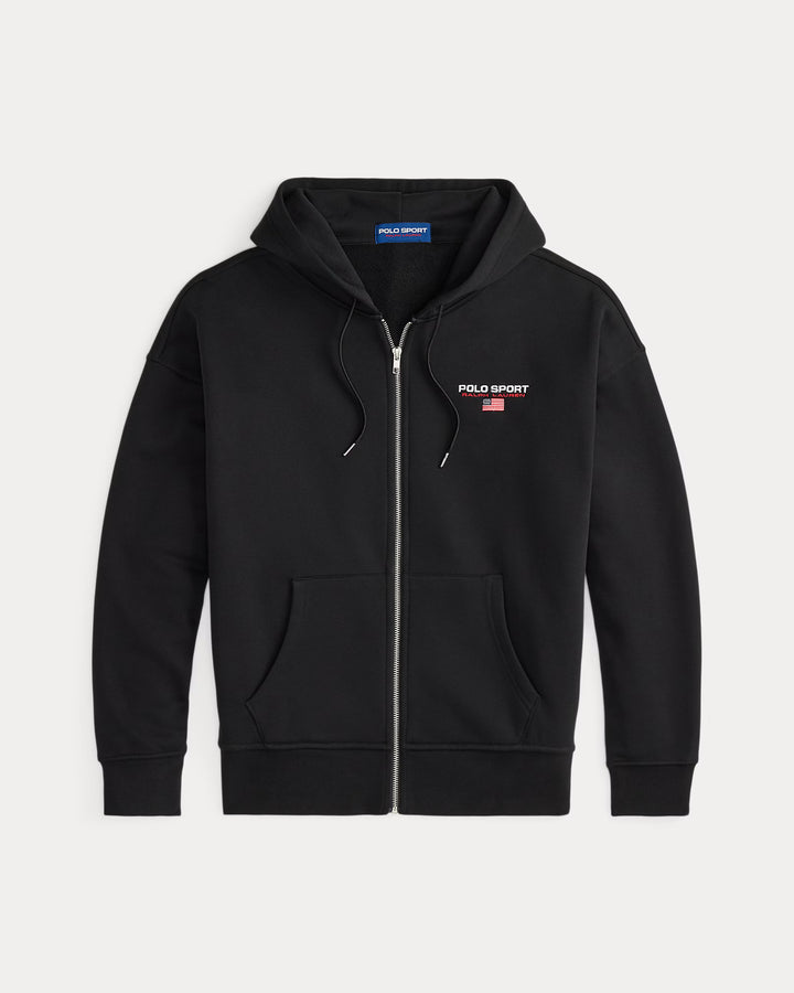 Ralph Lauren Relaxed Fit Polo Hoodie | Black