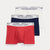 Ralph Lauren Classic Stretch Cotton Trunk 3-Pack | Navy/Red/White