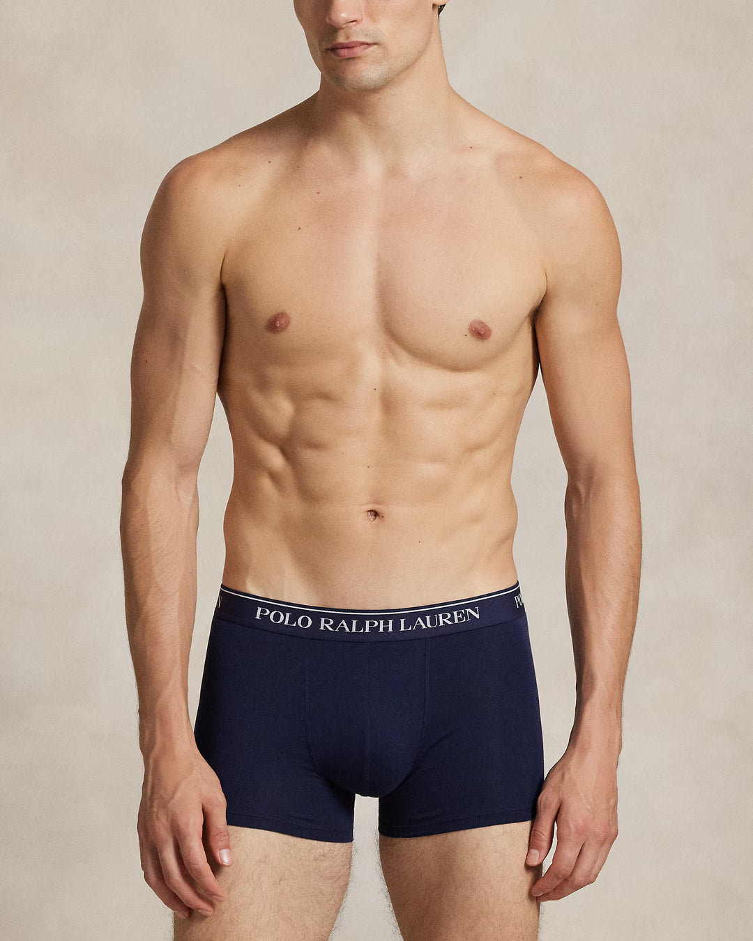 Ralph Lauren Classic Stretch-Cotton Trunk 3-Pack | Red/White/Navy