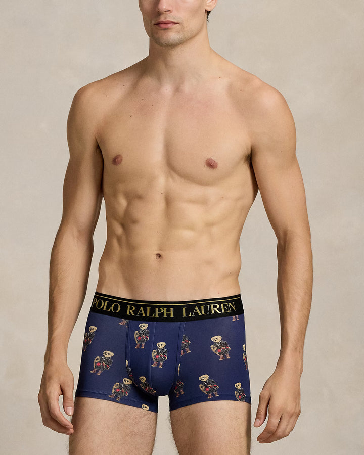 Ralph Lauren Stretch Cotton Trunk 2-Pack | Red/Navy