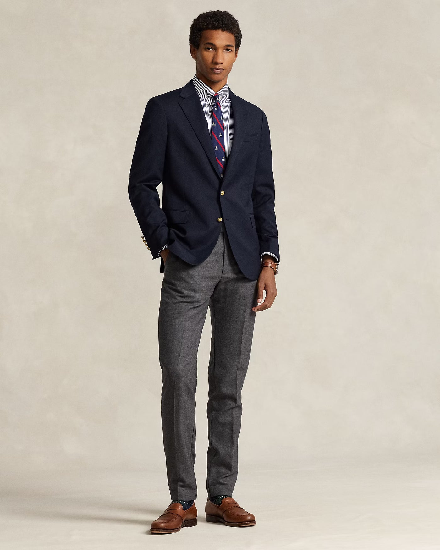 Ralph Lauren Polo Modern Gabardine Blazer | Navy